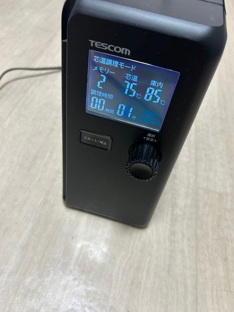 現状品！テスコム 低温調理器 芯温スマートクッカー