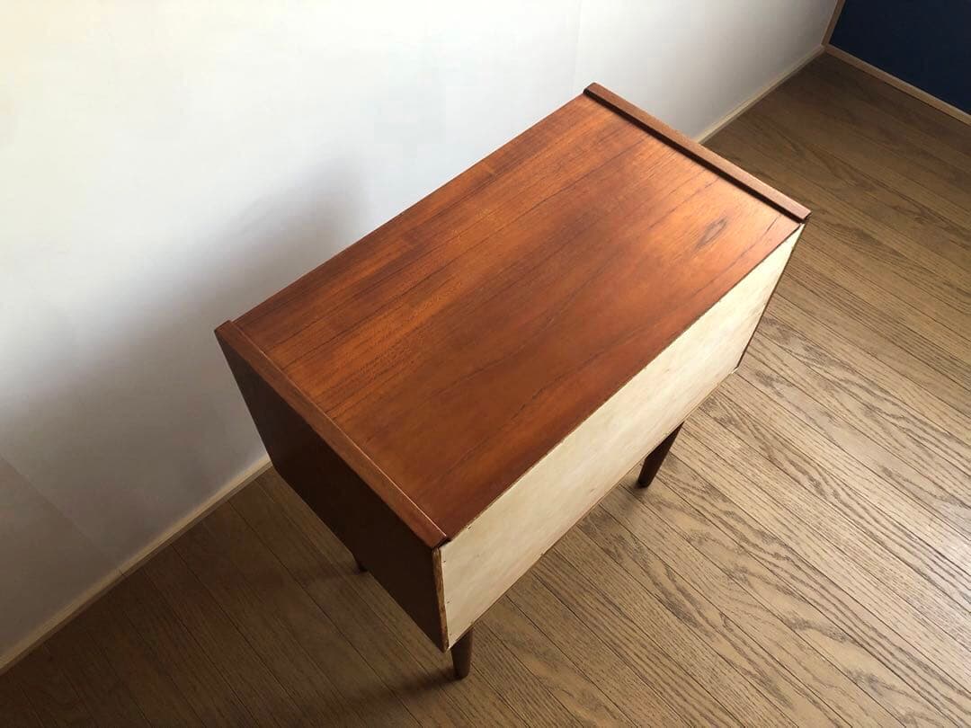 北欧デンマーク ヴィンテージ チーク材 チェスト 2段 ウェグナー モーエンセン