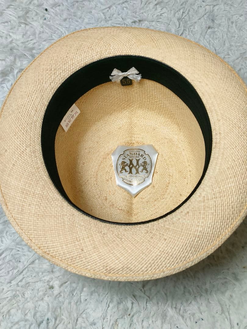 未使用　本パナマ　ハット　パナマハット