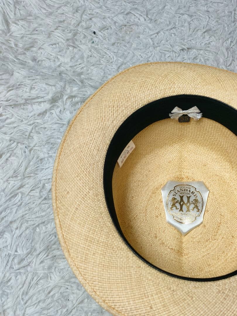 未使用　本パナマ　ハット　パナマハット