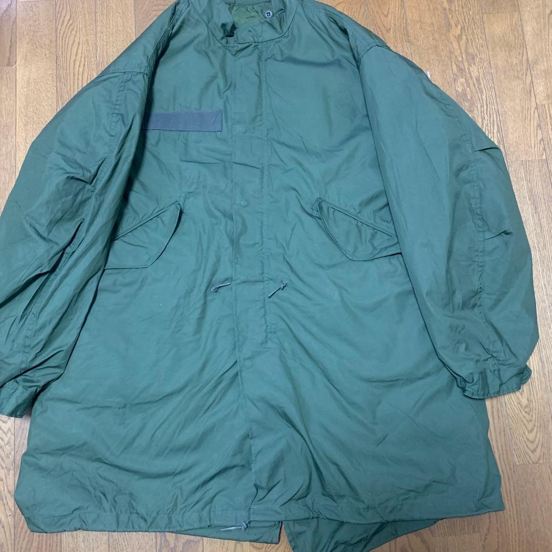 80s/M-65/フィッシュテールパーカー/モッズコート/M/フルセット/カーキ