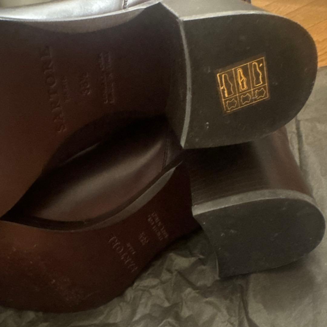 SARTORE　ジョッキーブーツ　ダークブラウン　24.5