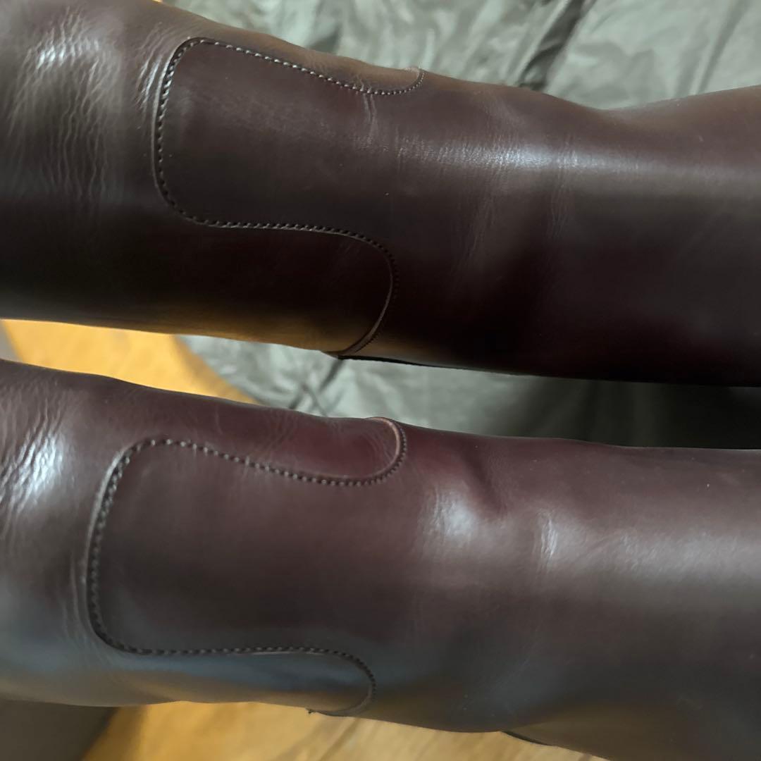 SARTORE　ジョッキーブーツ　ダークブラウン　24.5