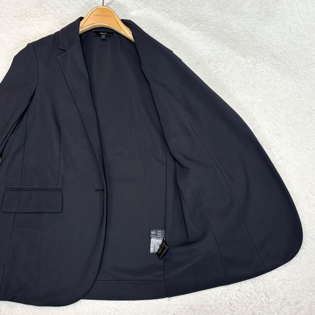 美品☆セオリー Precision Ponte テーラードジャケット 黒 洗える