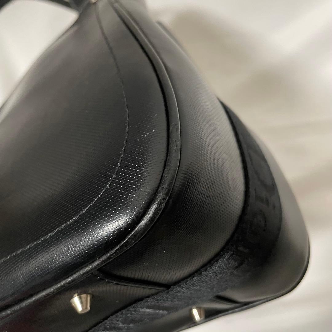 ✨極美品✨　Christian Dior ハードコア　ハンドバッグ　レザー　黒