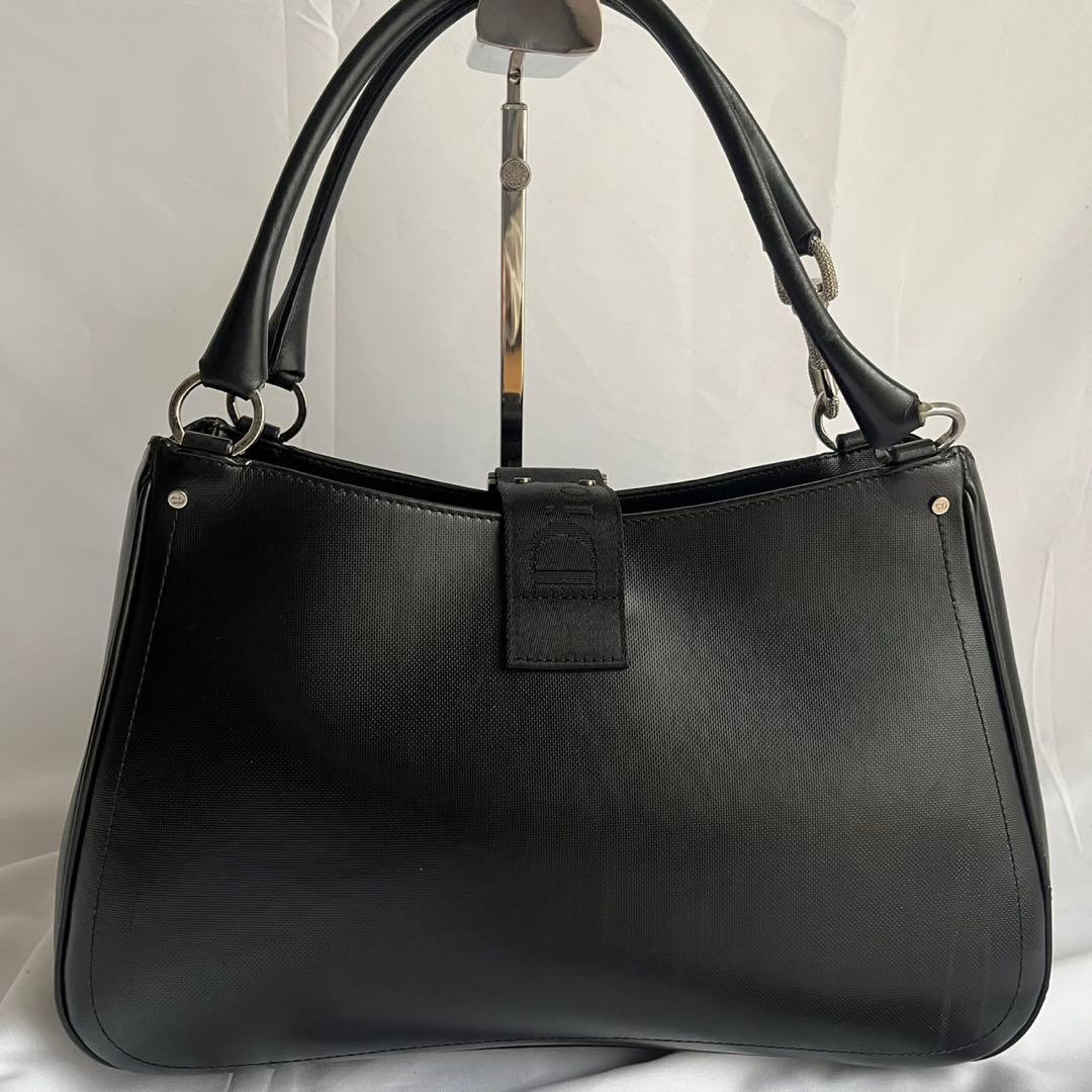 ✨極美品✨　Christian Dior ハードコア　ハンドバッグ　レザー　黒