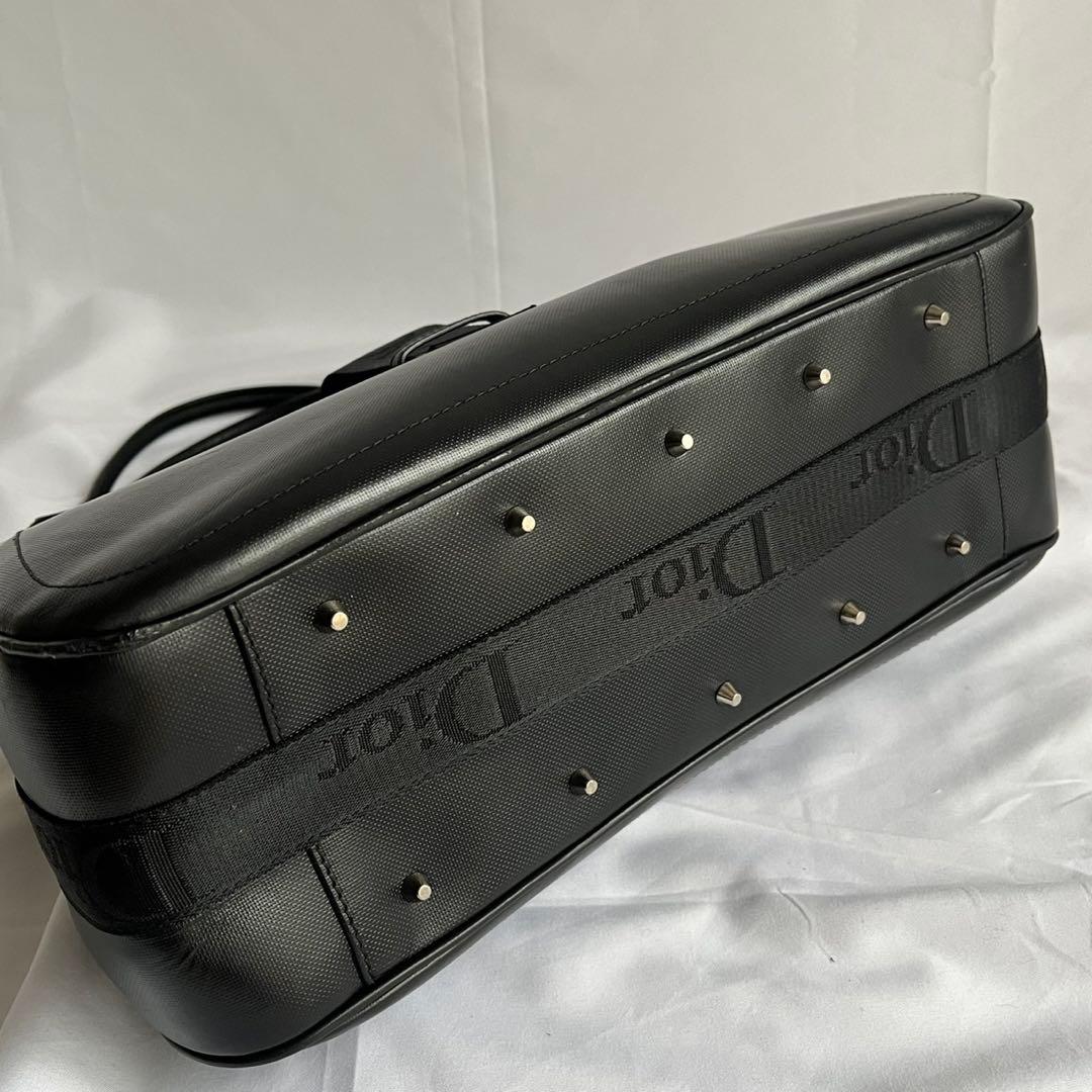 ✨極美品✨　Christian Dior ハードコア　ハンドバッグ　レザー　黒