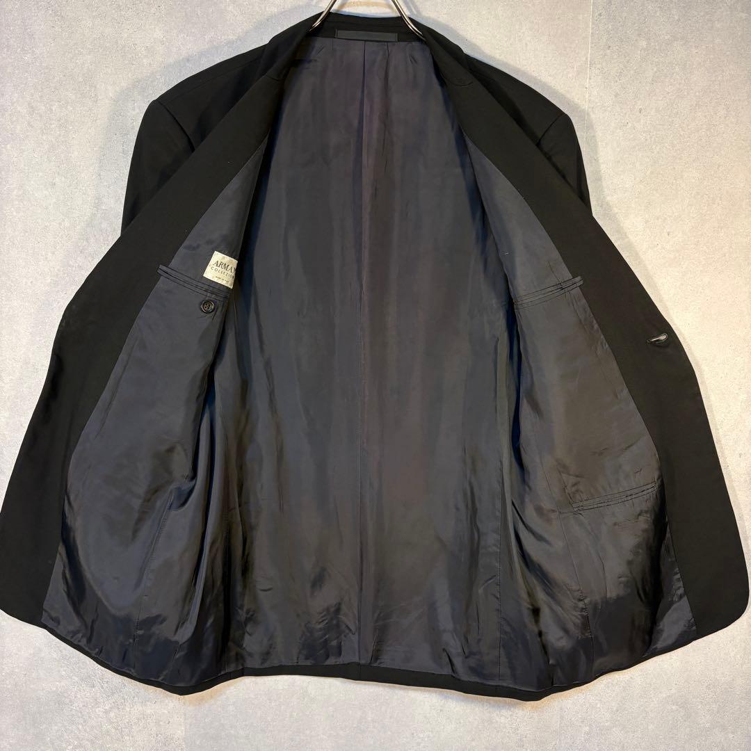 アルマーニコレツィオーニ　スラックス　シングル　ブラック