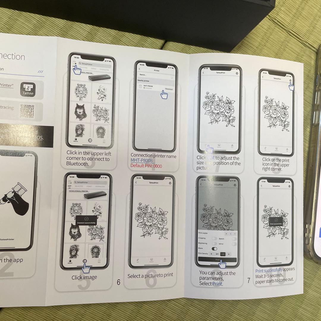 チ*ル様 タトゥー 下絵転写用 サーマルコピー機