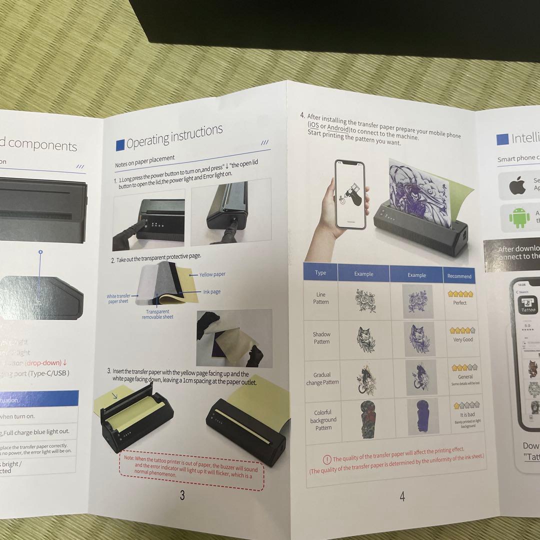 チ*ル様 タトゥー 下絵転写用 サーマルコピー機