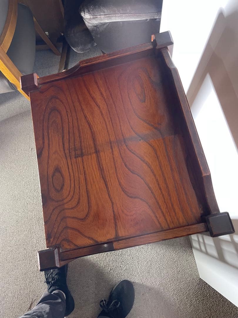 光製作所 HIKARI 電話台 サイドテーブル 木製 昭和レトロ