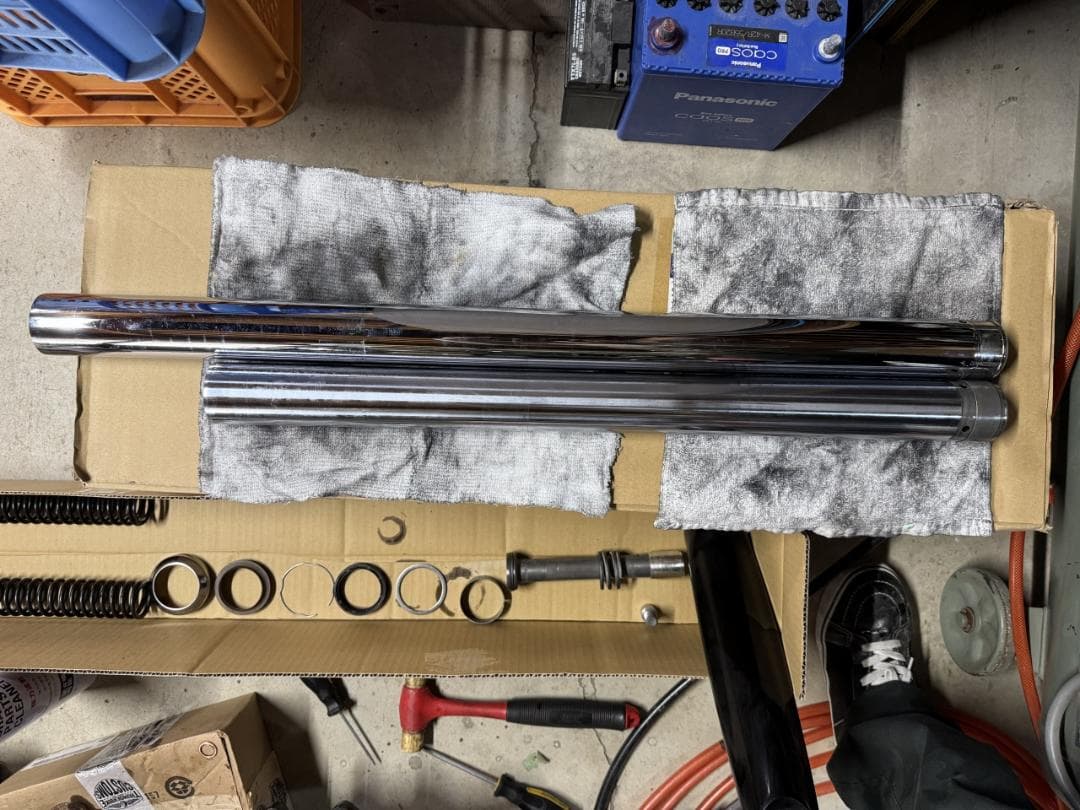 ブレイクアウト　ダイナ　FXSB　フォーク　インナーチューブ　49mm