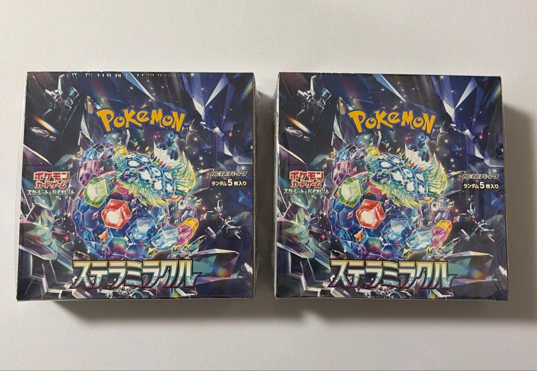 ステラミラクル 未開封BOX シュリンク付 ポケモンカード 2箱セット
