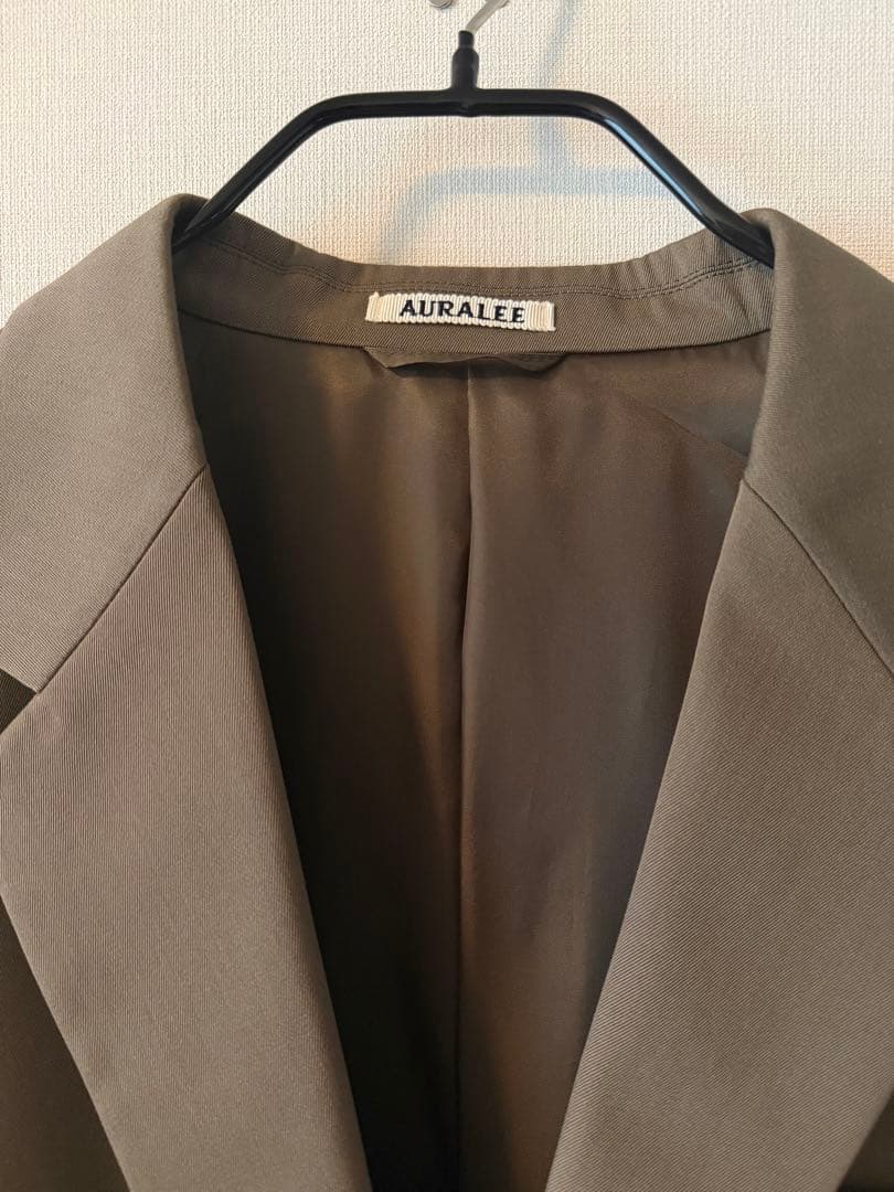 AURALEE　オーラリー　ライトウールマックスギャバジンジャケット