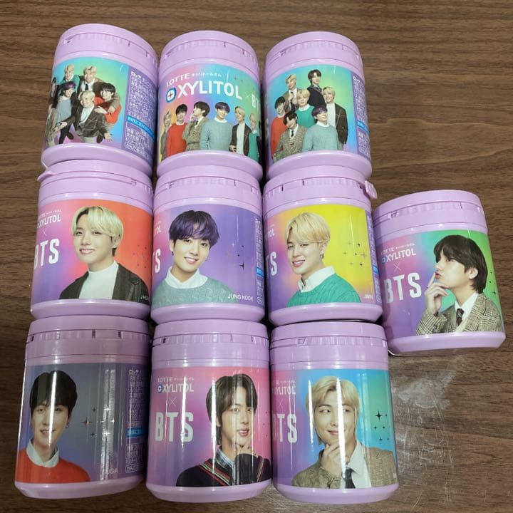 値下げ！BTS キシリトールガム ボトル コンプリート