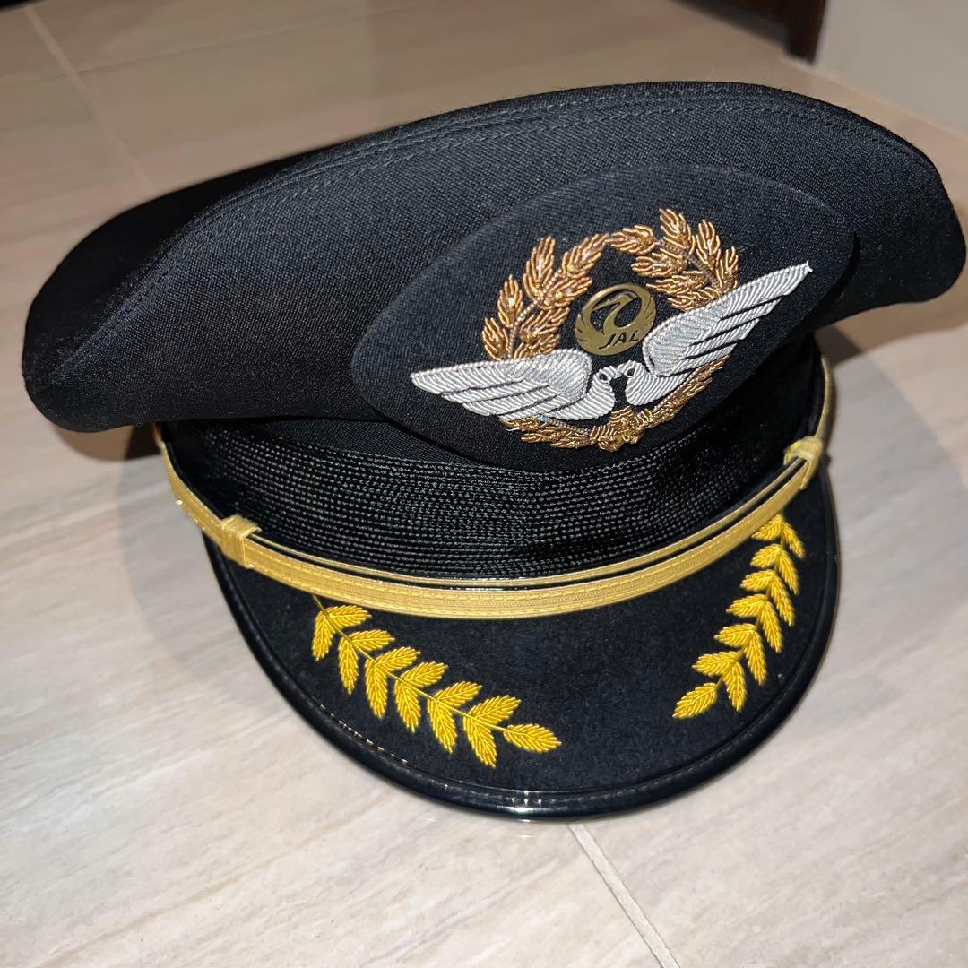 JAL パイロット　制帽　【JAL 日本航空】機長 キャプテン 旧制帽