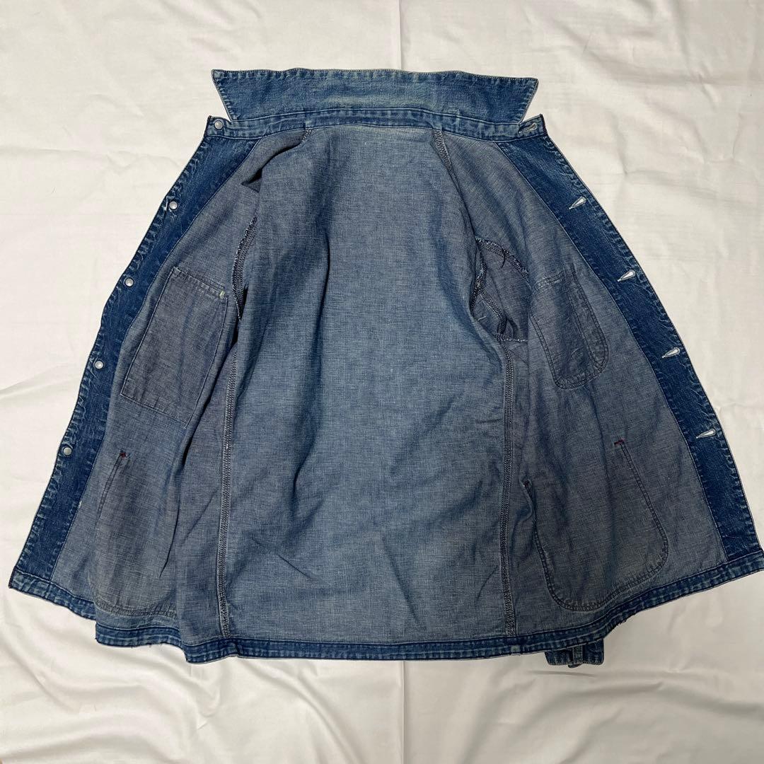 50s ヴィンテージ カバーオール Sanforized サイズ大きめ デニム