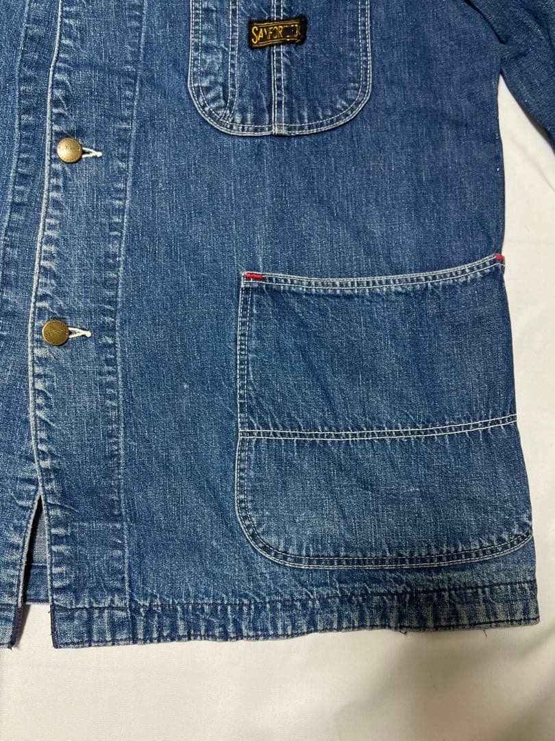 50s ヴィンテージ カバーオール Sanforized サイズ大きめ デニム