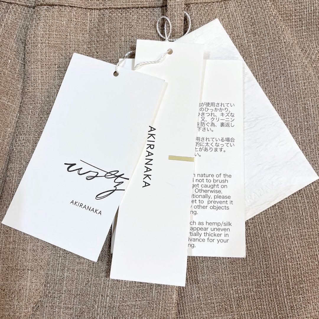 未使用タグ付き✨AKIRA NAKA センタープレス テーパード スラックス