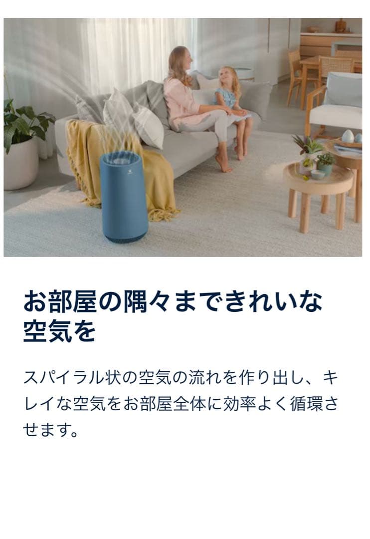 特価！Electrolux 空気清浄機FA31-202BL