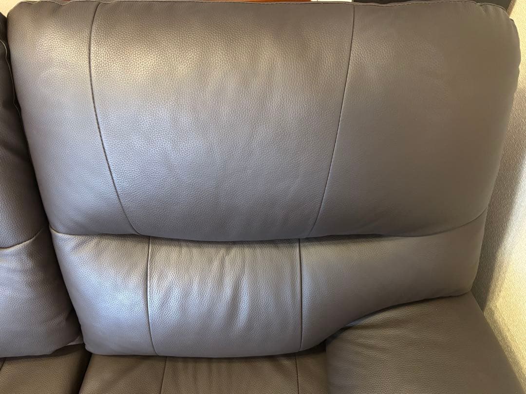 YES140001 ダークブラウン 3人掛け 電動リクライニングソファ