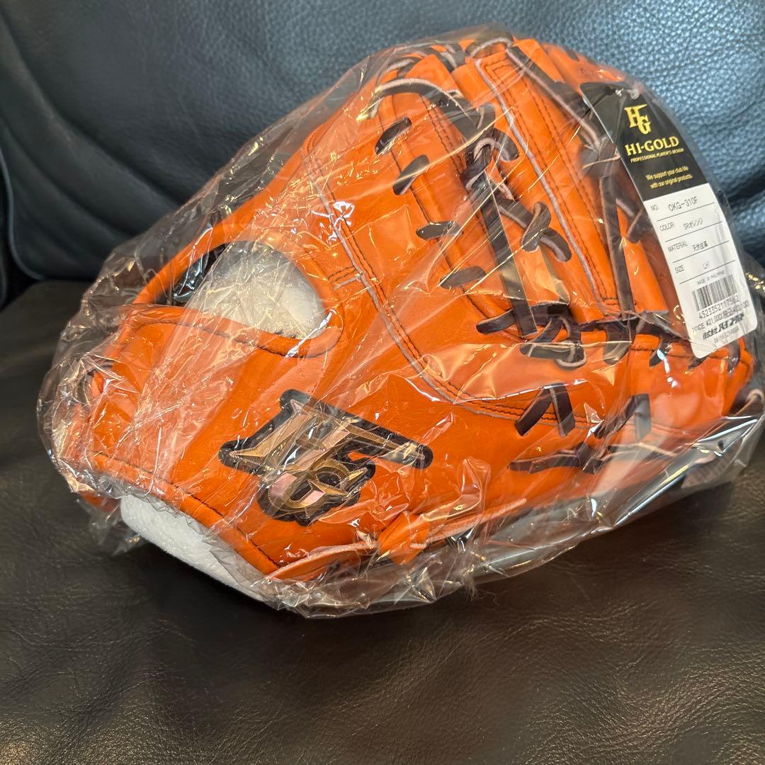 新品　軟式　ハイゴールド　ファーストミット　一塁手用