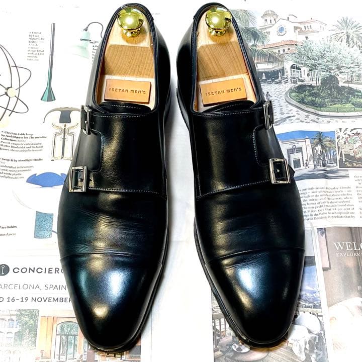 Santoni/サントーニ　サイズ6 1/2 革靴　シューキーパー&クリーム付