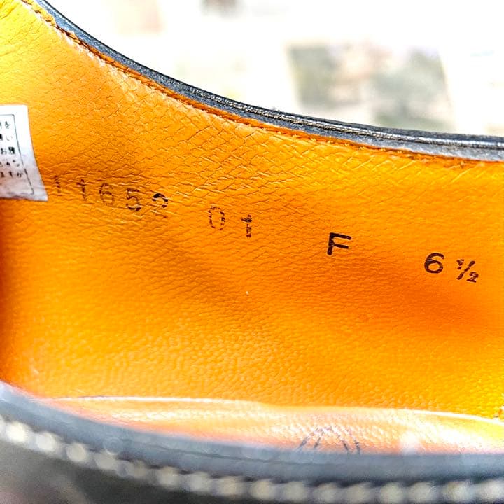 Santoni/サントーニ　サイズ6 1/2 革靴　シューキーパー&クリーム付