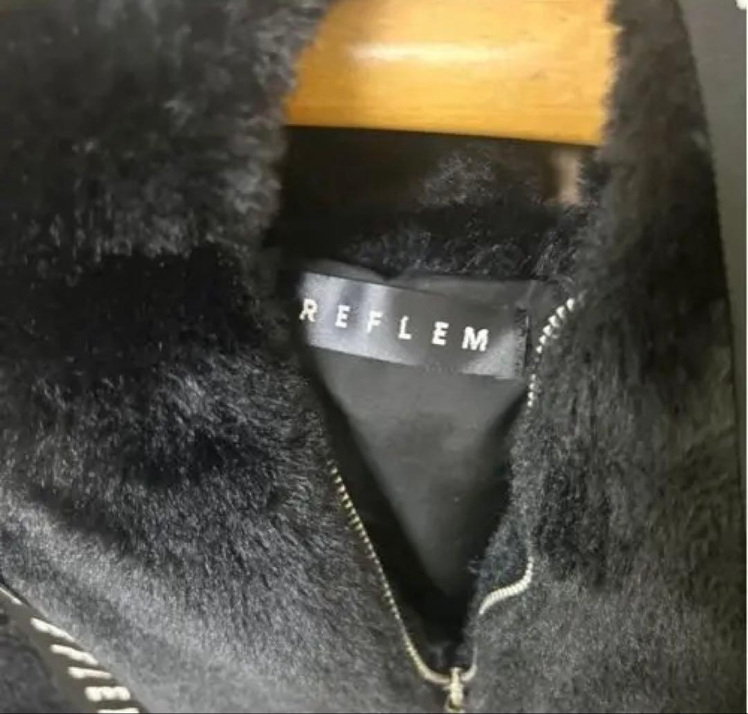 ♡ REFLEM レフレム うさ耳ファーパーカー 黒 ♡