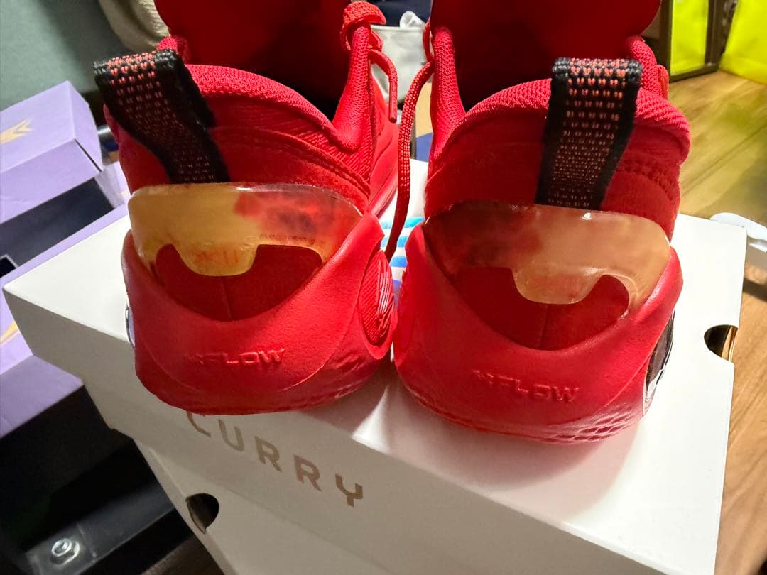 CURRY 12バスケットシューズ レッド