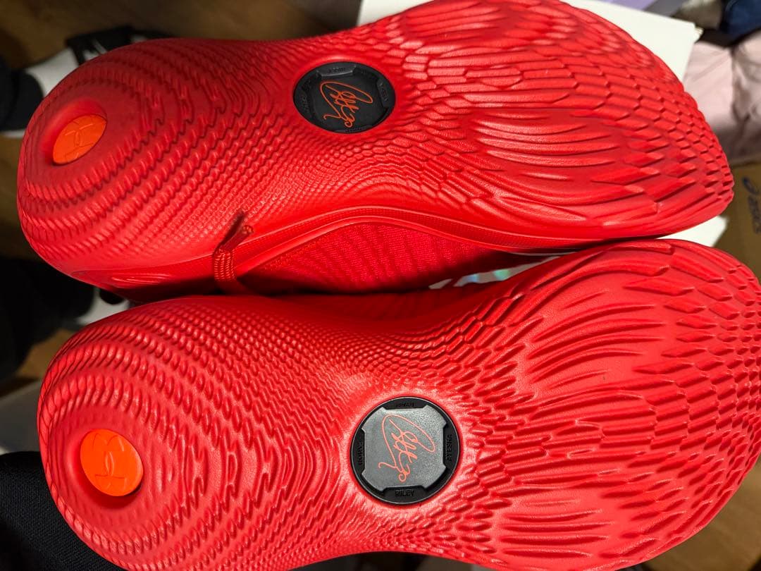 CURRY 12バスケットシューズ レッド