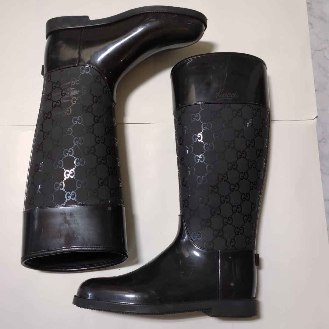 GUCCI ロングブーツ　長靴　レインブーツ