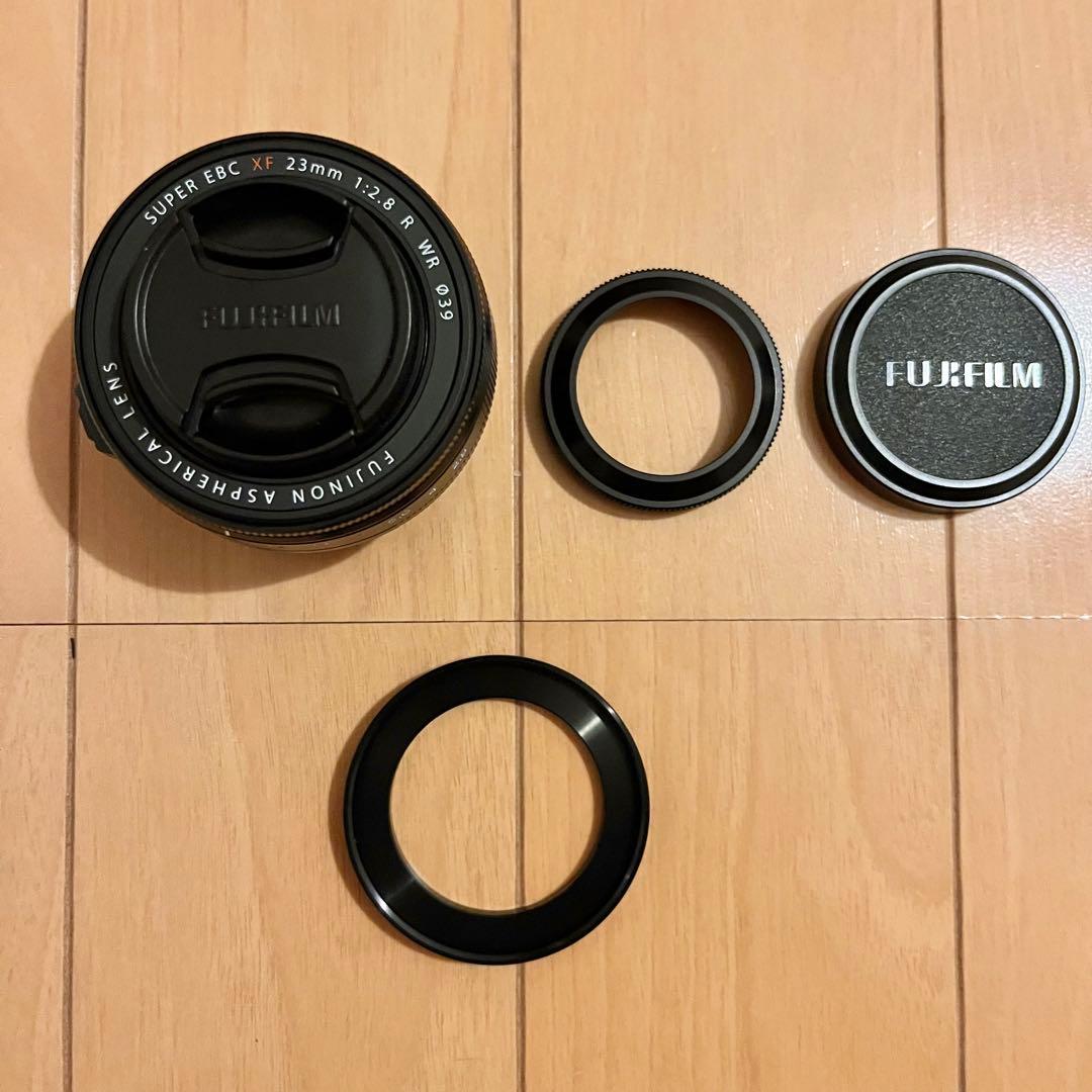 fujifilm XF23mm F2.8 R WR ブラック x-e5付属品