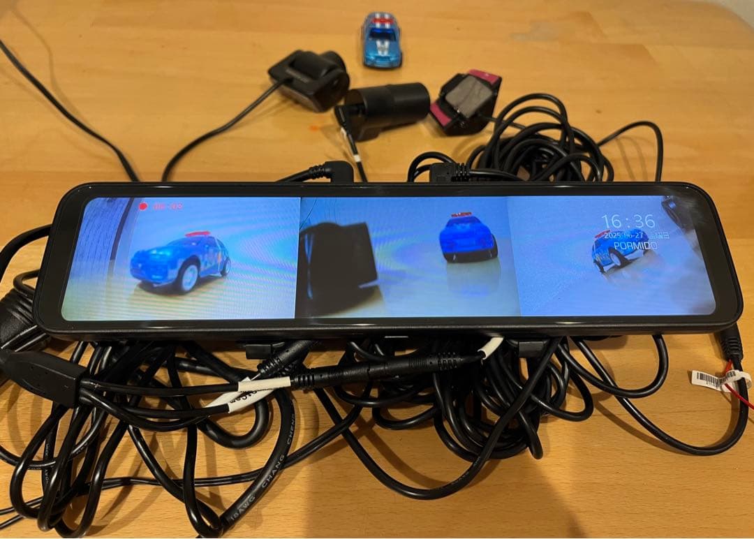 PORMIDOデジタルインナーミラーD50 前後 車内 ドライブレコーダー『D』