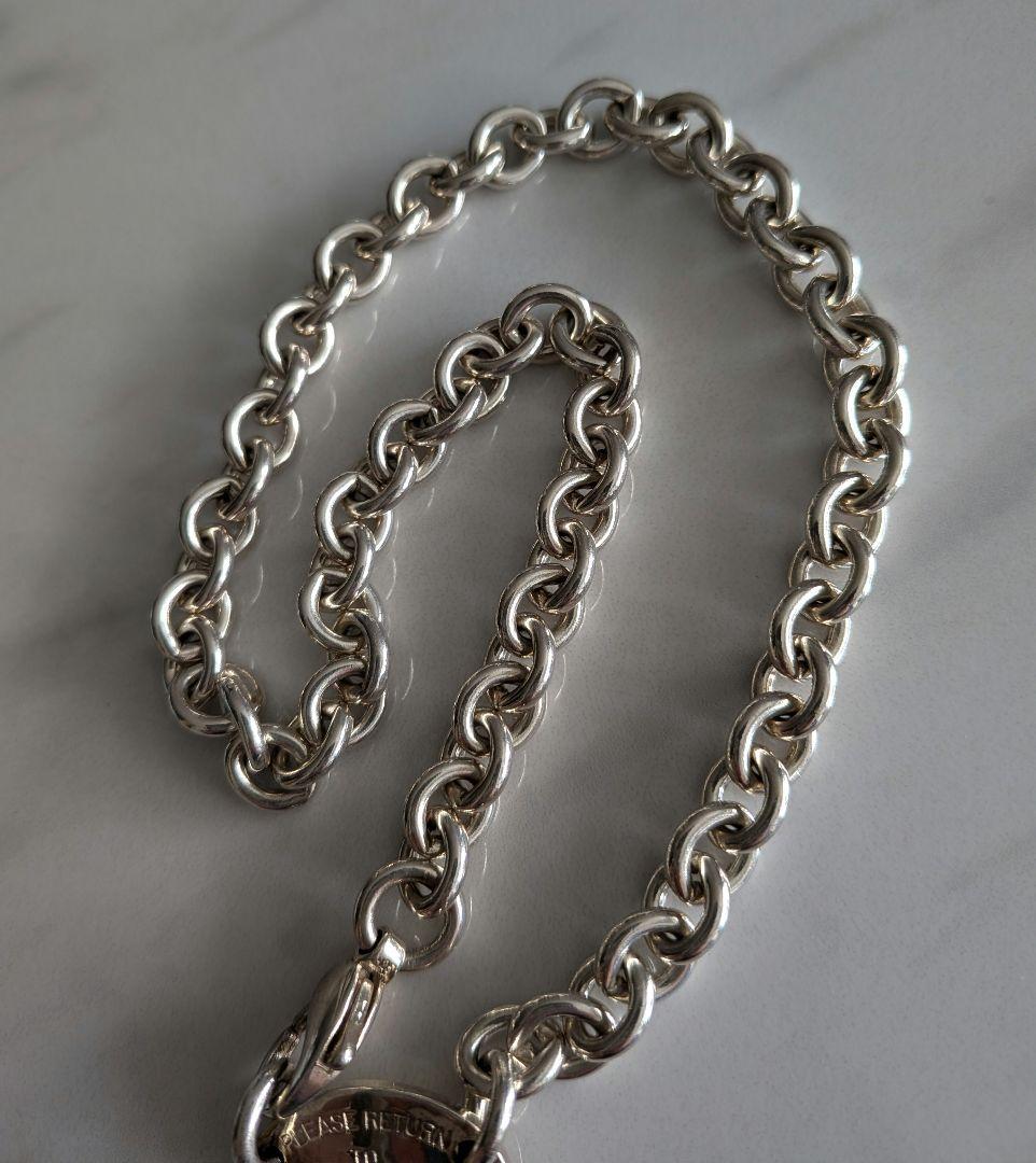 Tiffany & Co. リターントゥオーバルタグネックレス