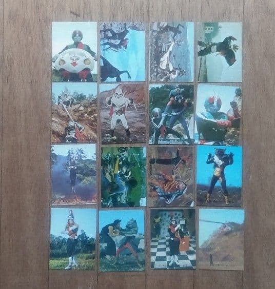 フェニキア人昭和 旧カルビー仮面ライダー カード 16枚セット①〜⑩セット