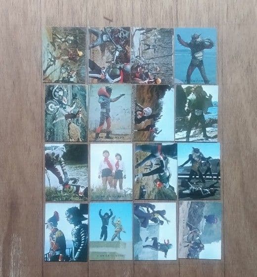 フェニキア人昭和 旧カルビー仮面ライダー カード 16枚セット①〜⑩セット