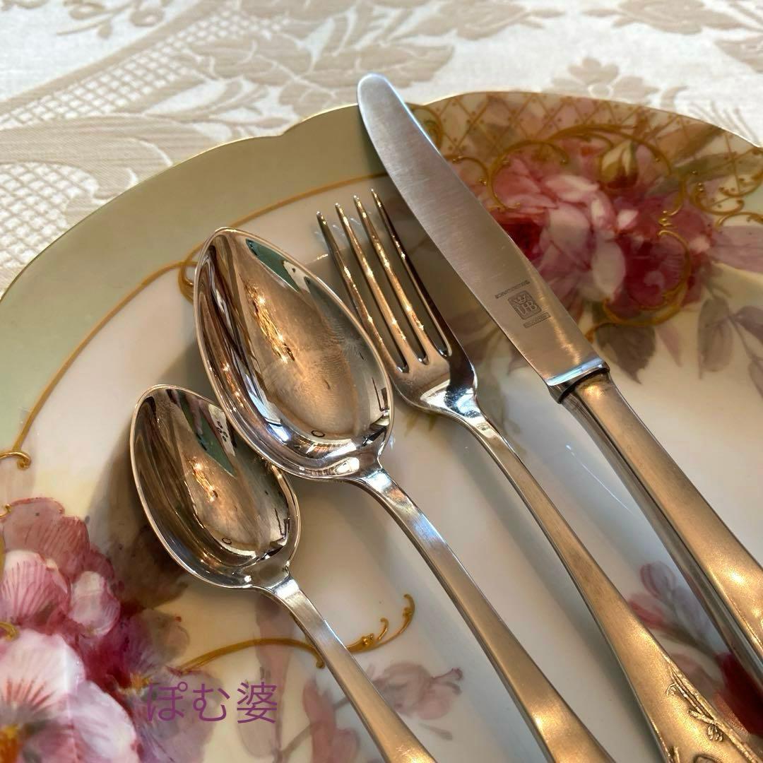 【ドイツ／Bruckmann】シルバープレート／童話／カトラリー ４点セット