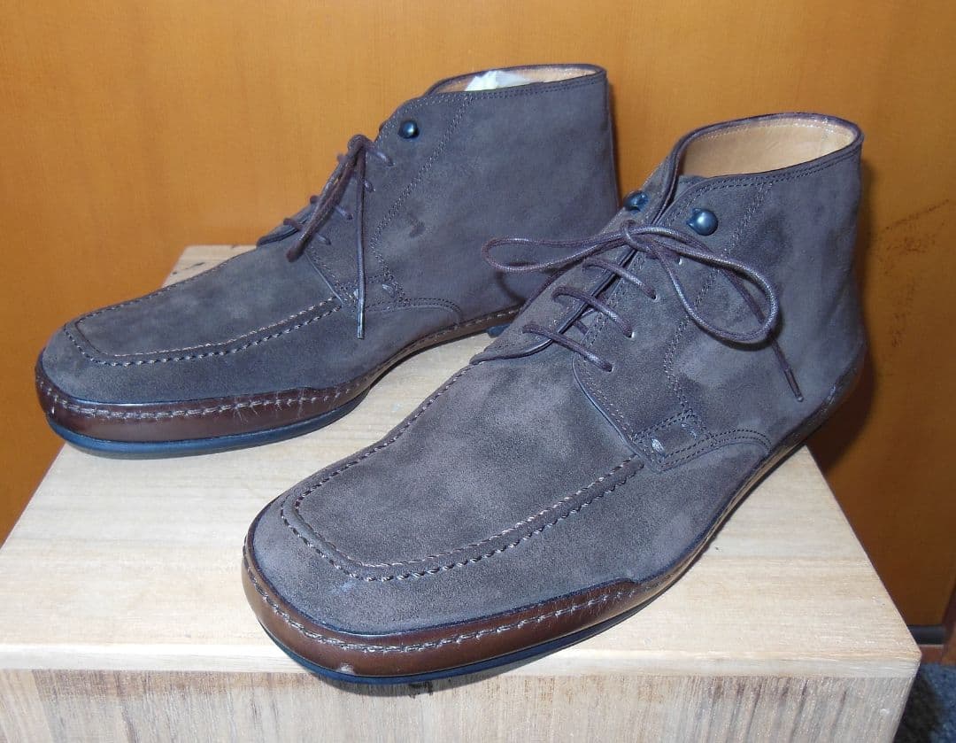 LOUIS VUITTON ルイヴィトン スエード ブーツ ブラウン系