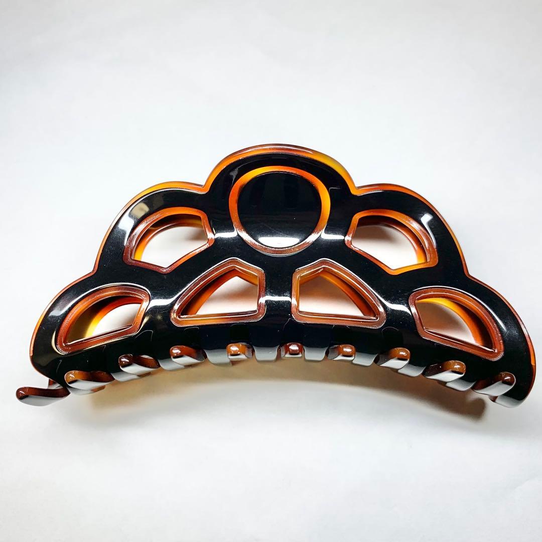 アレクサンドルドゥパリ ヘアクリップ シャンデリア Lサイズ ブラウン系