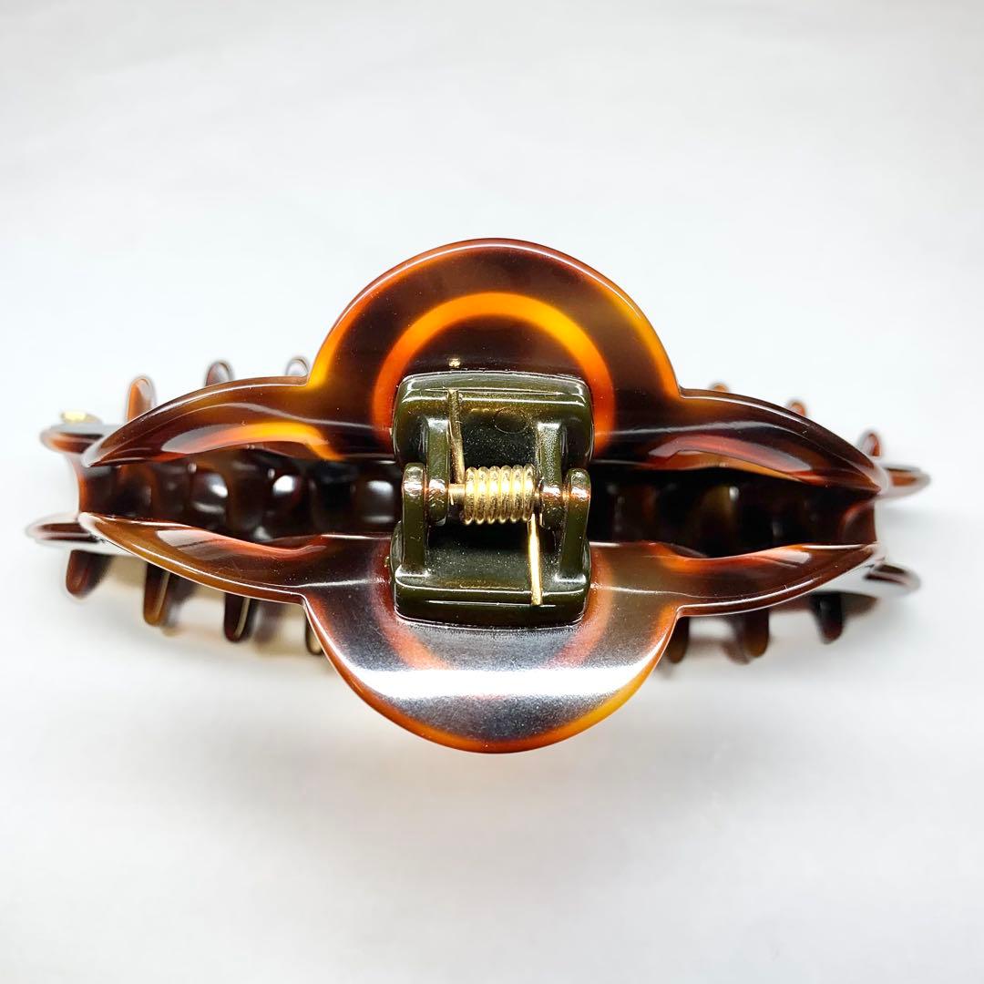 アレクサンドルドゥパリ ヘアクリップ シャンデリア Lサイズ ブラウン系