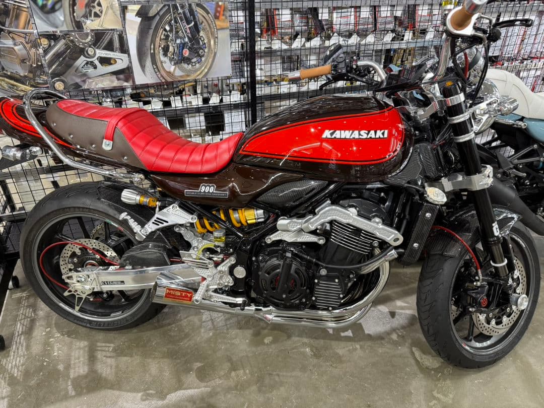 z900rs 用 MISTYショート管メッキ