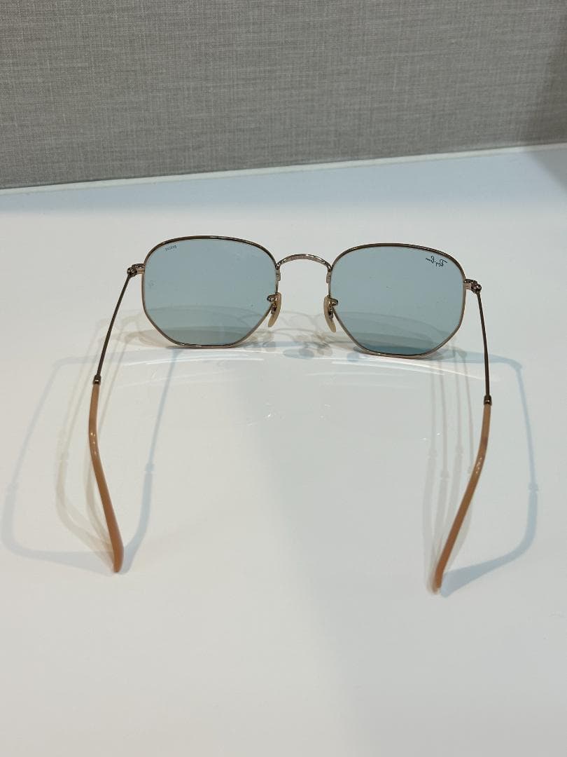 Ray-Ban EVOLVEレンズ　調光　メタルフレーム　薄青　レイバン