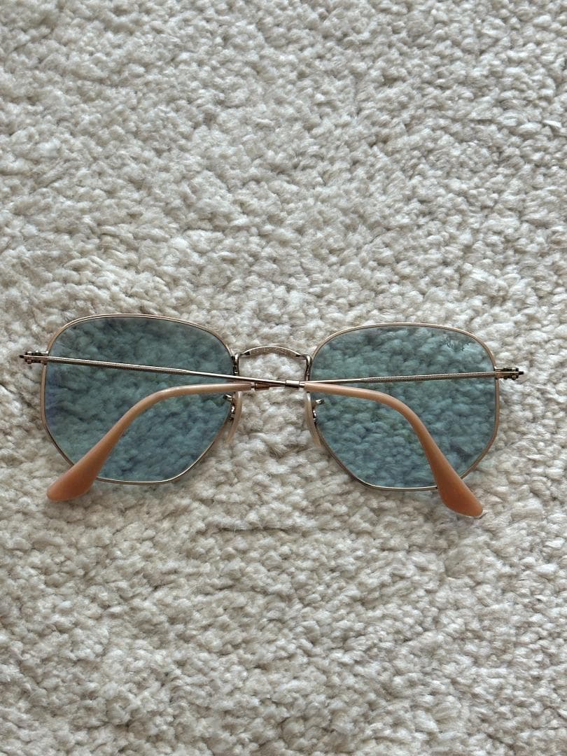 Ray-Ban EVOLVEレンズ　調光　メタルフレーム　薄青　レイバン