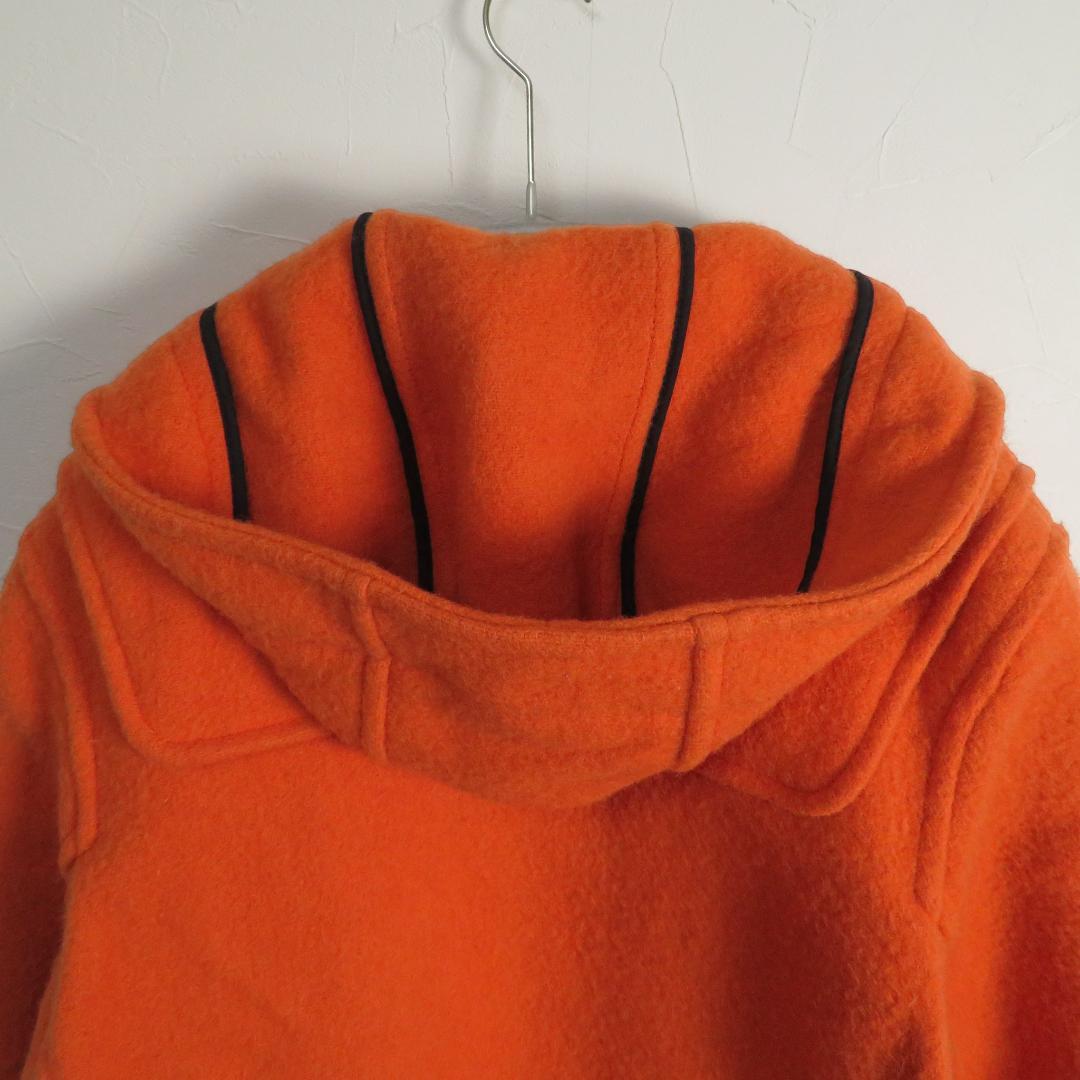 HARNOLD BROOK ダッフルコート 英国製 40 L オレンジ ウール