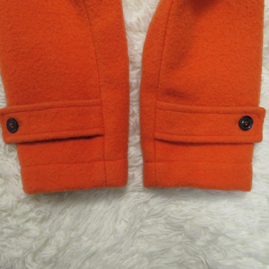 HARNOLD BROOK ダッフルコート 英国製 40 L オレンジ ウール