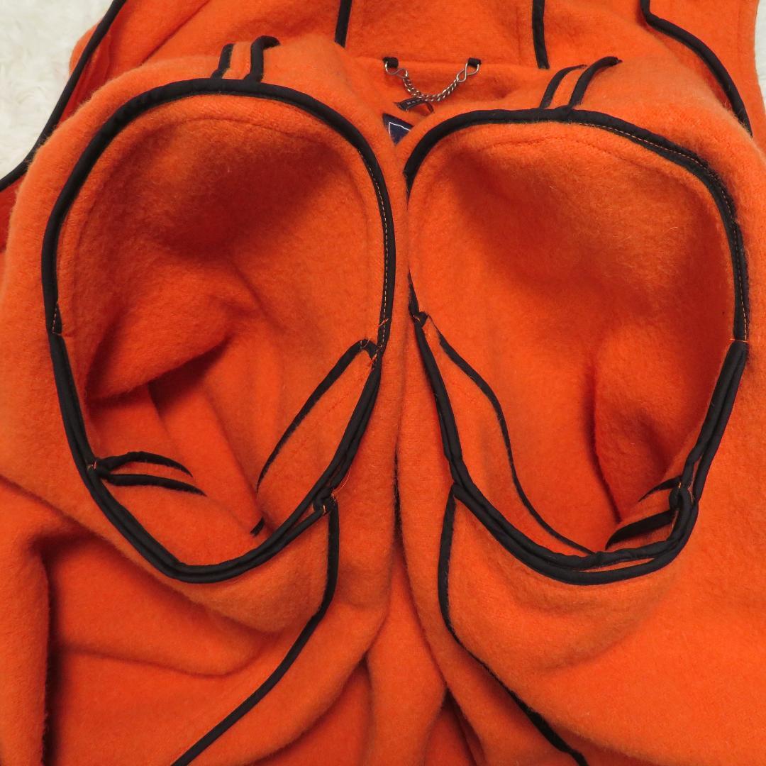 HARNOLD BROOK ダッフルコート 英国製 40 L オレンジ ウール