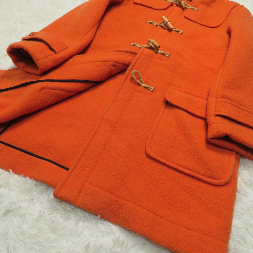 HARNOLD BROOK ダッフルコート 英国製 40 L オレンジ ウール