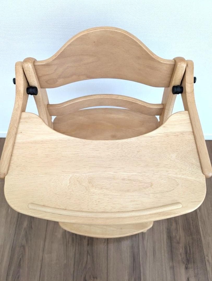 【美品】大和屋　すくすくチェアスリムプラス　テーブル付き