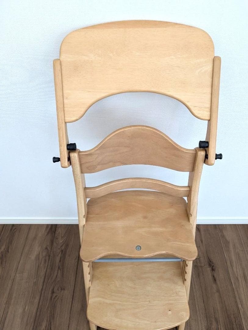 【美品】大和屋　すくすくチェアスリムプラス　テーブル付き